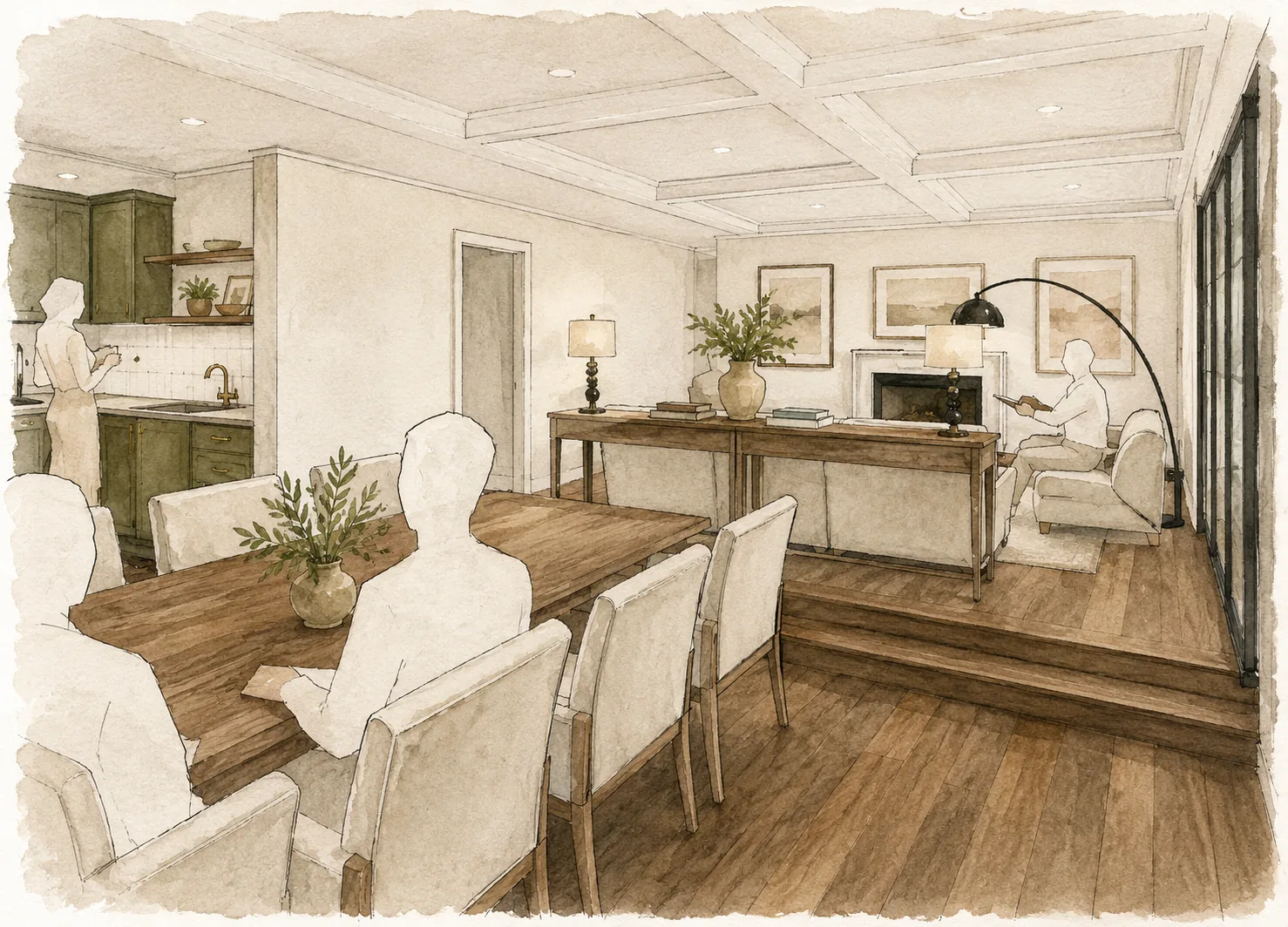 Hendon Halls interior concept render